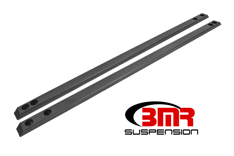 Ford Mustang Chassis Jacking Rails - BMR Suspension - Super Low Profile - Black Hammertone - `15-`23 Ford Mustang Chassis Jacking Rails - BMR Suspension - Super Low Profile - Black Hammertone - `15-`23